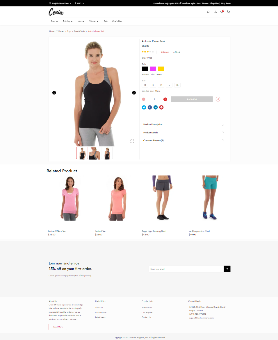 cenia pwa theme magento